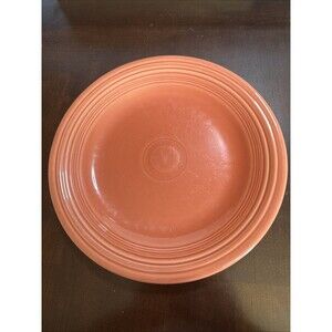 CLASSIC FIESTA PLATE RADIOACTIVE RED ORANGE DINNER PLATE 10.5”